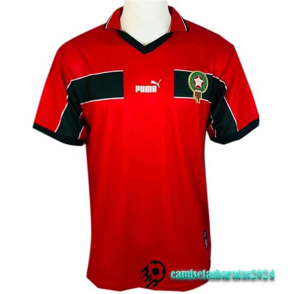 Replicas Tercera Camiseta Marruecos Retro 1998 Rojo