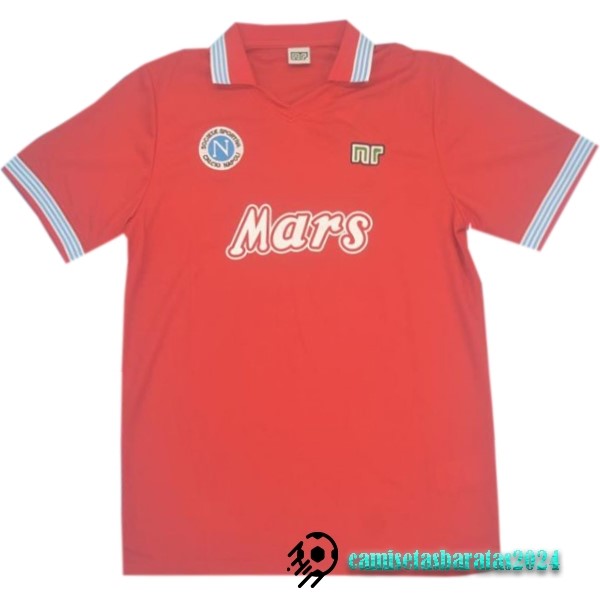 Replicas Tercera Camiseta Napoli Retro 1988 1989 Rojo