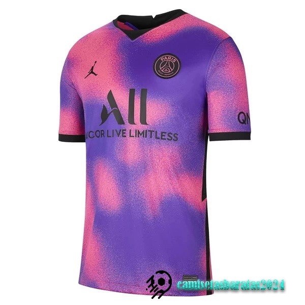 Replicas Tercera Camiseta Paris Saint Germain Retro 2000 2001 Purpura