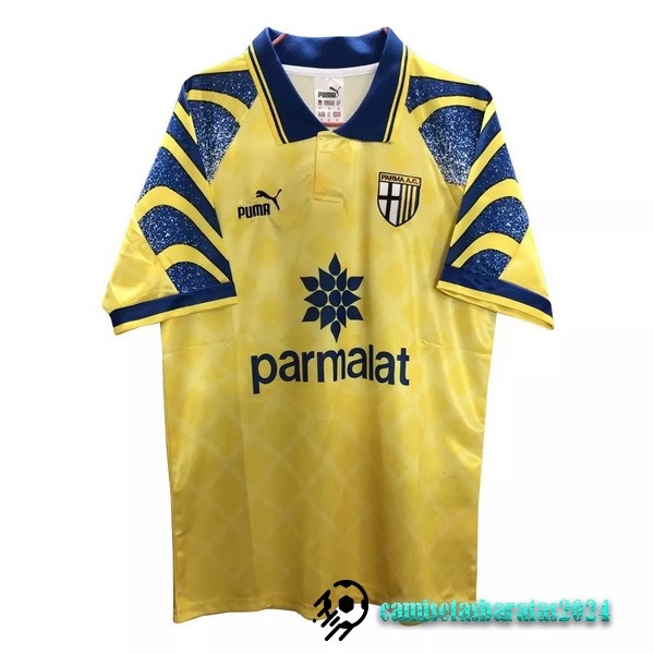 Replicas Tercera Camiseta Parma Retro 1995 1997 Amarillo