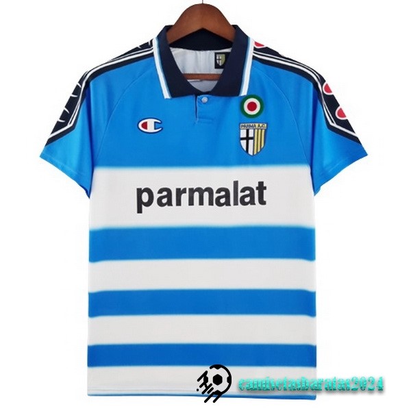 Replicas Tercera Camiseta Parma Retro 1999 2000 Azul