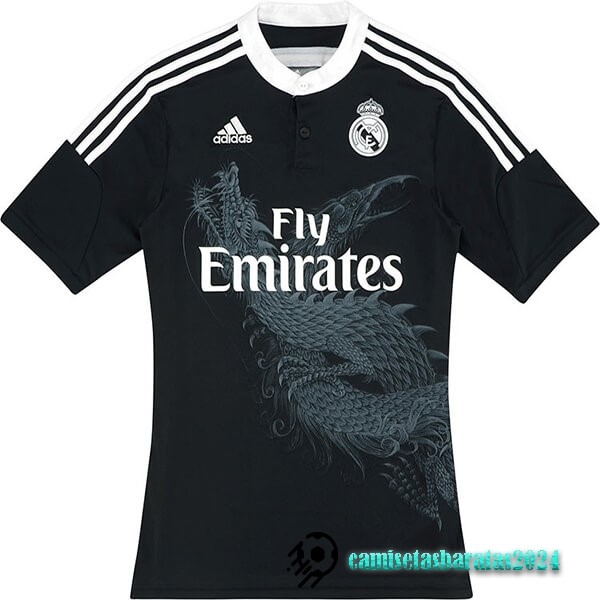 Replicas Tercera Camiseta Real Madrid Retro 2014 2015 Negro