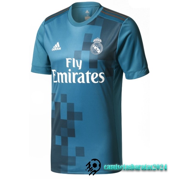 Replicas Tercera Camiseta Real Madrid Retro 2017 2018 Azul