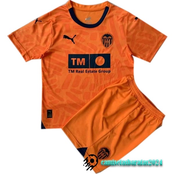 Replicas Tercera Conjunto De Hombre Valencia 2023 2024 Naranja