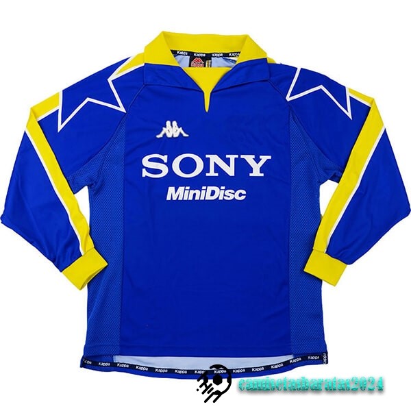 Replicas Tercera Manga Larga Juventus Retro 1997 1998 Azul