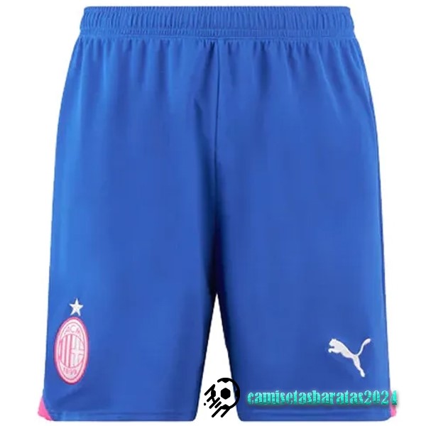 Replicas Tercera Pantalones AC Milan 2023 2024 Azul