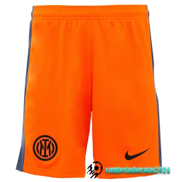 Replicas Tercera Pantalones Inter Milán 2023 2024 Naranja