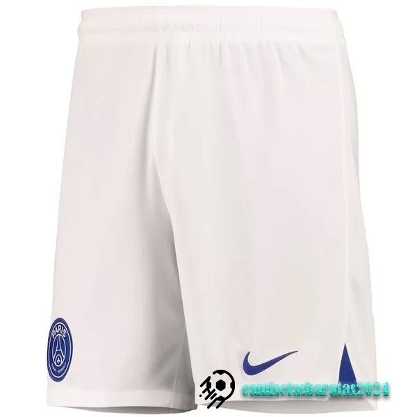 Replicas Tercera Pantalones Paris Saint Germain 2022 2023 Blanco