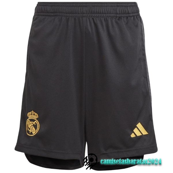 Replicas Tercera Pantalones Real Madrid 2023 2024 Negro