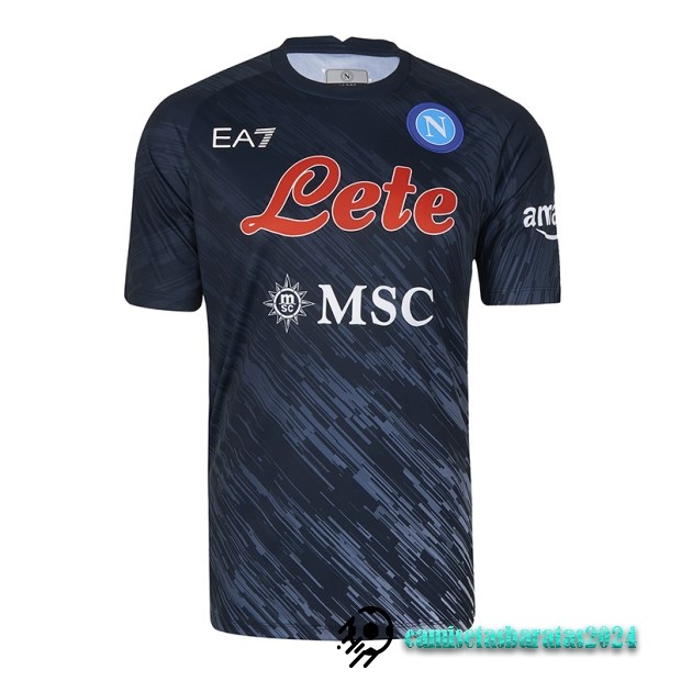 Replicas Tercera Tailandia Camiseta Napoli 2022 2023 Negro