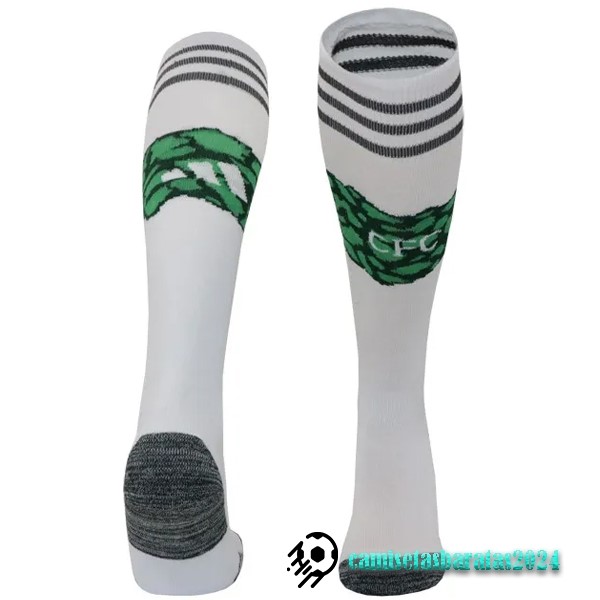 Replicas Casa Calcetines Niños Celtic 2023 2024 Blanco