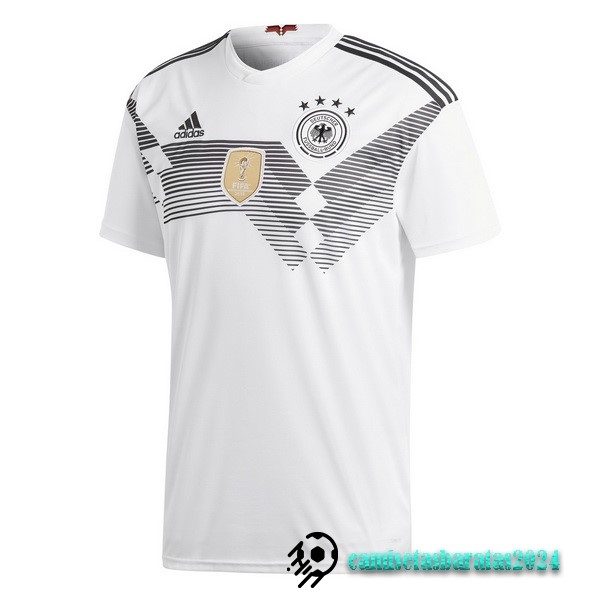 Replicas Casa Camiseta Alemania Retro 2018 Blanco