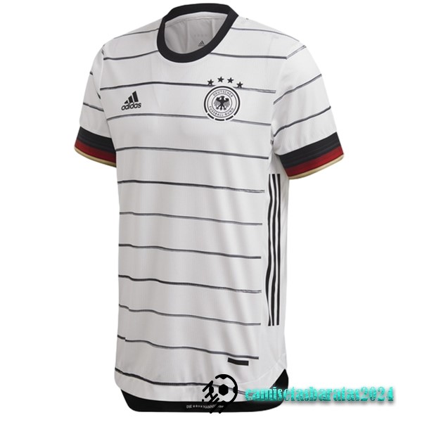 Replicas Casa Camiseta Alemania Retro 2020 Blanco