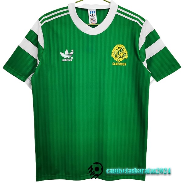 Replicas Casa Camiseta Camerún Retro 1990 Verde