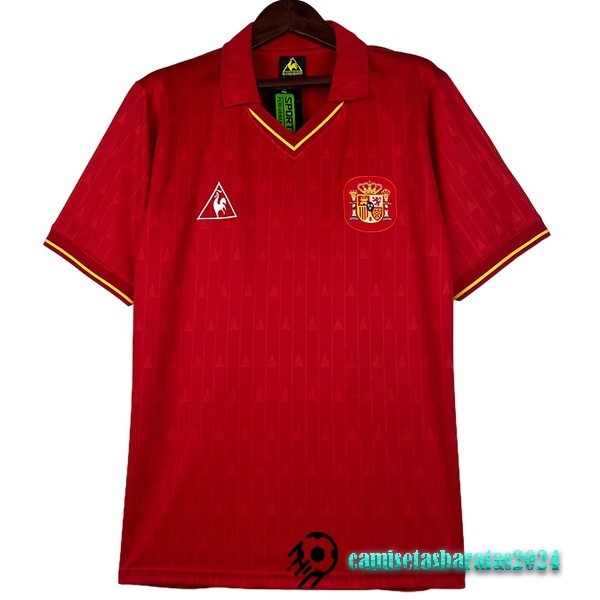 Replicas Casa Camiseta España Retro 1990 1991 Rojo