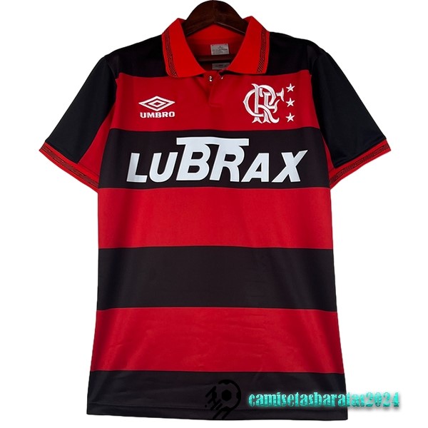 Replicas Casa Camiseta Flamengo Retro 1990 Rojo