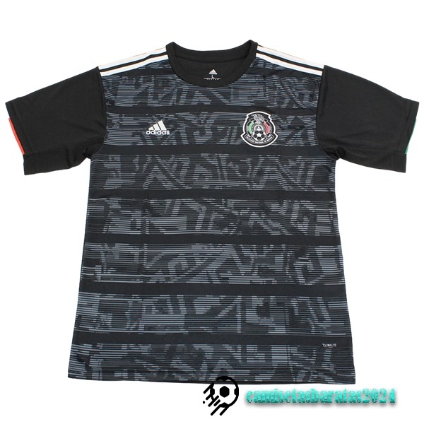 Replicas Casa Camiseta Mexico Retro 2019 Negro