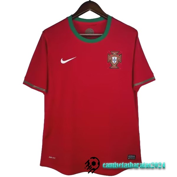 Replicas Casa Camiseta Portugal Retro 2012 Rojo