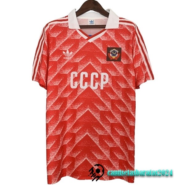Replicas Casa Camiseta Unión Soviética Retro 1987 1988 Rojo