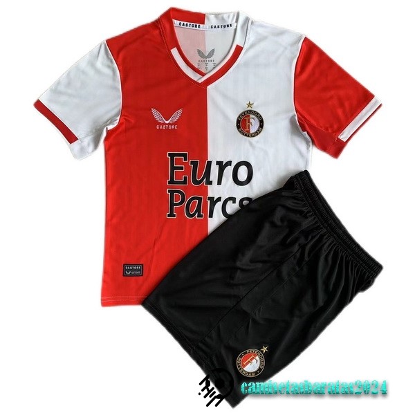 Replicas Casa Conjunto De Niños Feyenoord 2023 2024 Rojo