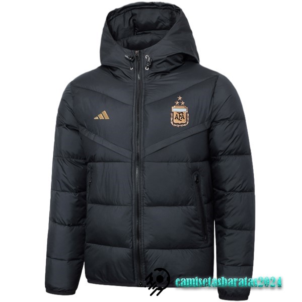 Replicas Chaqueta De Algodón Argentina 2024 Negro