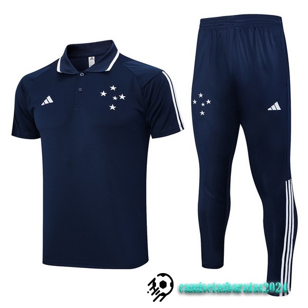 Replicas Conjunto Completo Polo Cruzeiro 2023 2024 Azul Marino