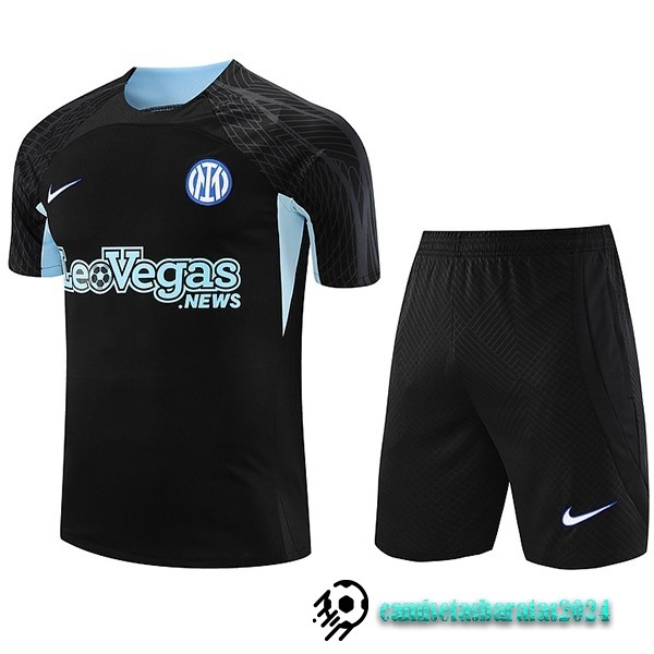 Replicas Entrenamiento Conjunto Completo Inter Milán 2023 2024 Negro I Azul