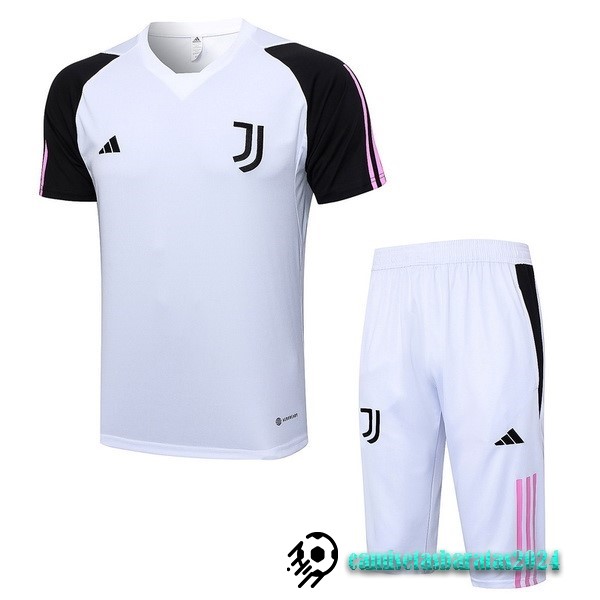 Replicas Entrenamiento Conjunto Completo Juventus 2023 2024 Negro Blanco Rosa