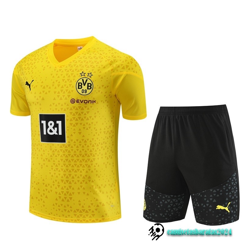Replicas Entrenamiento Conjunto Completo Niños Borussia Dortmund 2023 2024 Amarillo I Negro