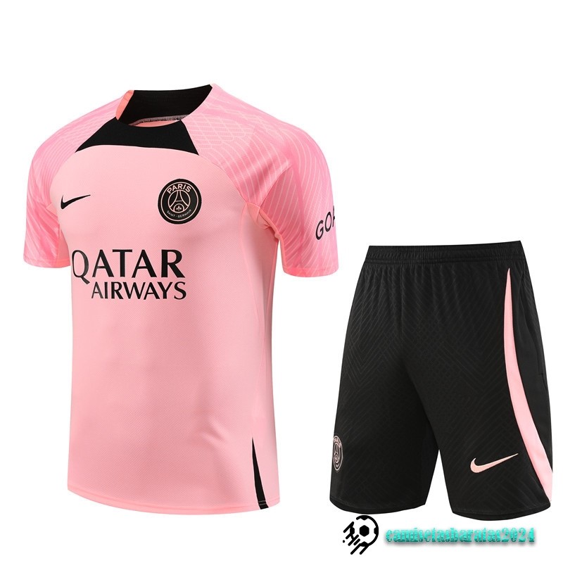 Replicas Entrenamiento Conjunto Completo Niños Paris Saint Germain 2023 2024 Rosa Negro