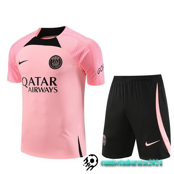 Replicas Entrenamiento Conjunto Completo Paris Saint Germain 2023 2024 Rosa Negro