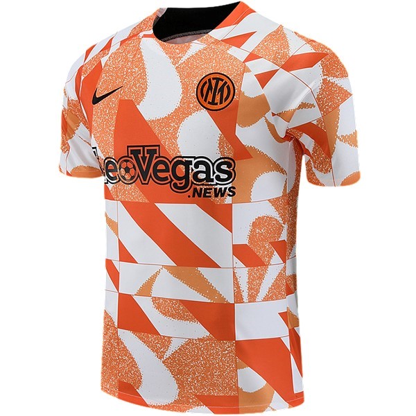 Replicas Entrenamiento Inter Milán 2023 2024 Naranja Blanco