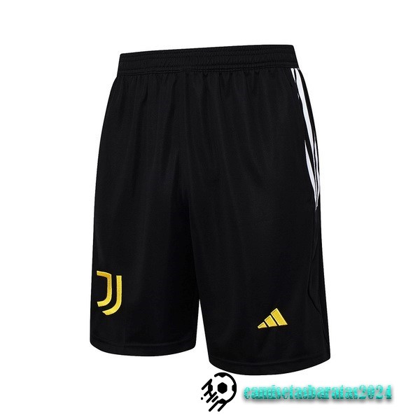 Replicas Entrenamiento Pantalones Juventus 2023 2024 Negro I Amarillo