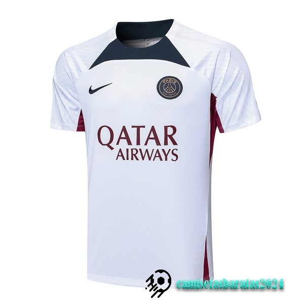 Replicas Entrenamiento Paris Saint Germain 2023 2024 Blanco Rojo