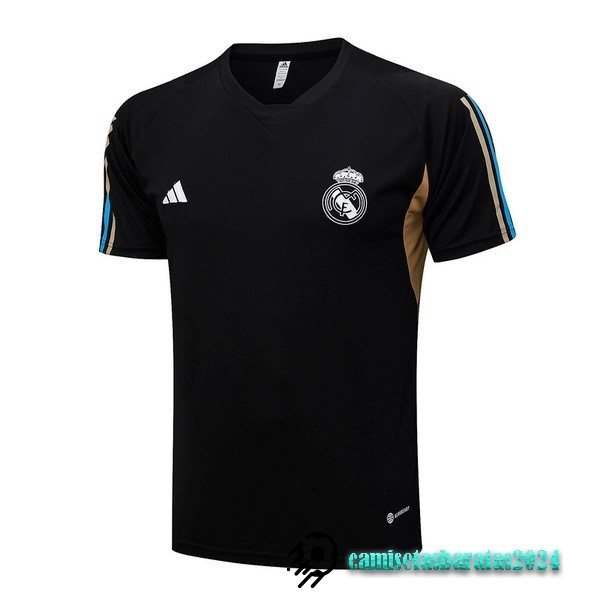 Replicas Entrenamiento Real Madrid 2023 2024 Negro Amarillo