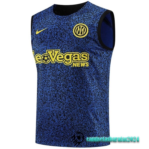 Replicas Entrenamiento Sin Mangas Inter Milán 2023 2024 Azul Amarillo