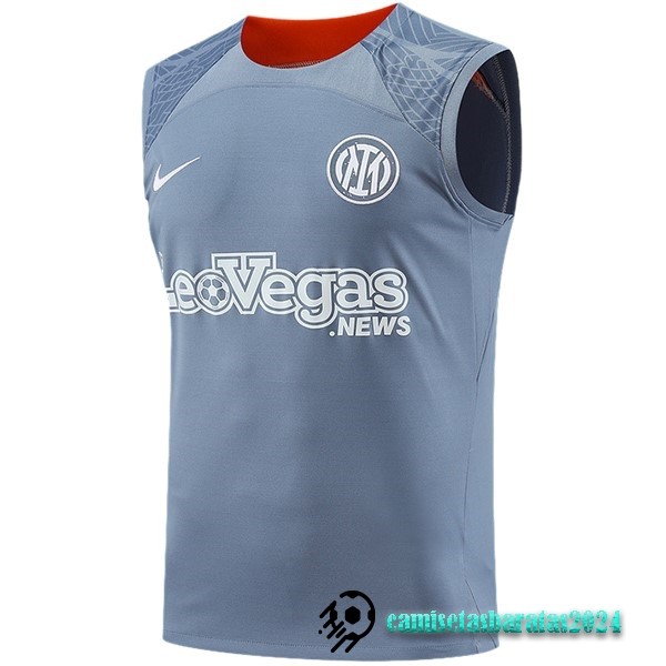 Replicas Entrenamiento Sin Mangas Inter Milán 2023 2024 Gris