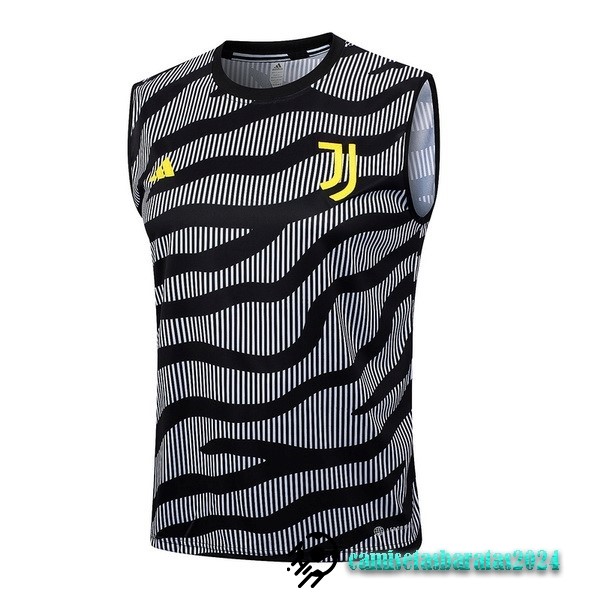 Replicas Entrenamiento Sin Mangas Juventus 2023 2024 Gris Negro Amarillo