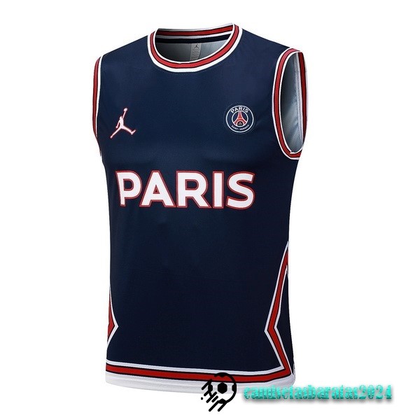 Replicas Entrenamiento Sin Mangas Paris Saint Germain 2023 2024 Azul Marino Rojo