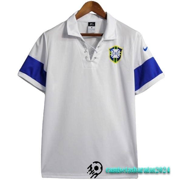 Replicas Especial Camiseta Brasil Retro 2004 Blanco