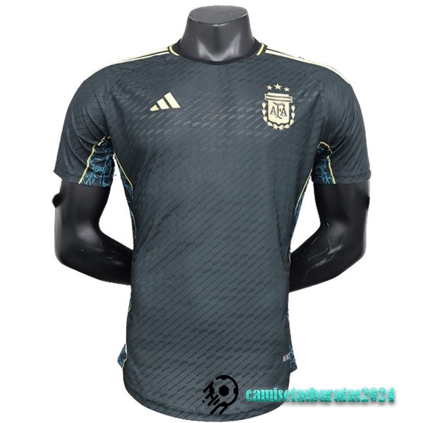 Replicas Especial Jugadores Camiseta Argentina 2024 Negro Verde