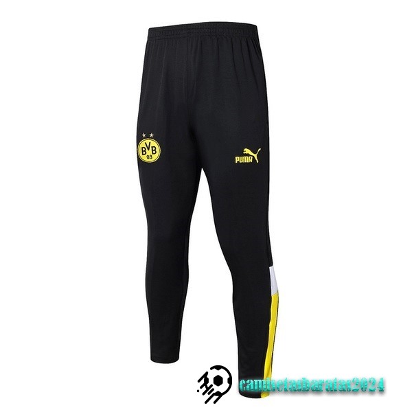 Replicas Pantalones Deportivos AC Milan 2023 2024 Negro Amarillo