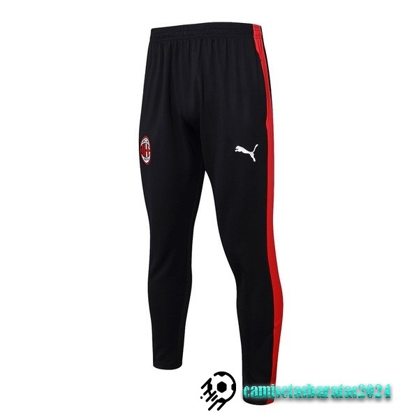 Replicas Pantalones Deportivos AC Milan 2023 2024 Negro I Rojo