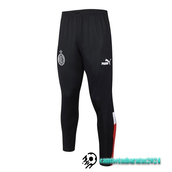 Replicas Pantalones Deportivos AC Milan 2023 2024 Negro Rojo Blanco