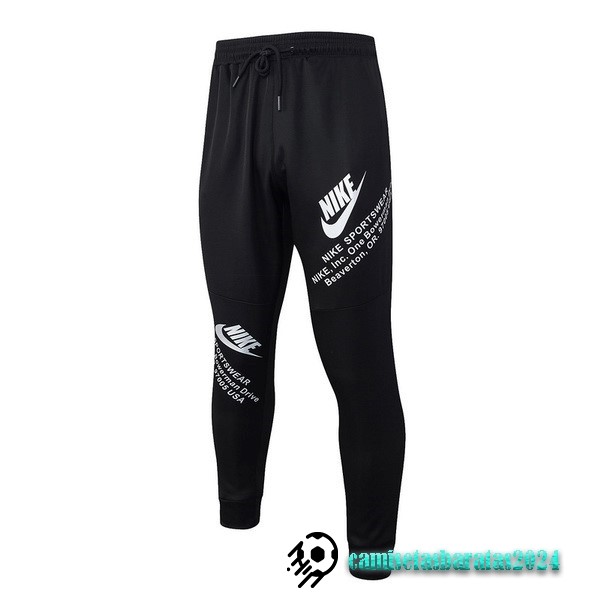 Replicas Pantalones Deportivos Nike 2023 Negro Blanco