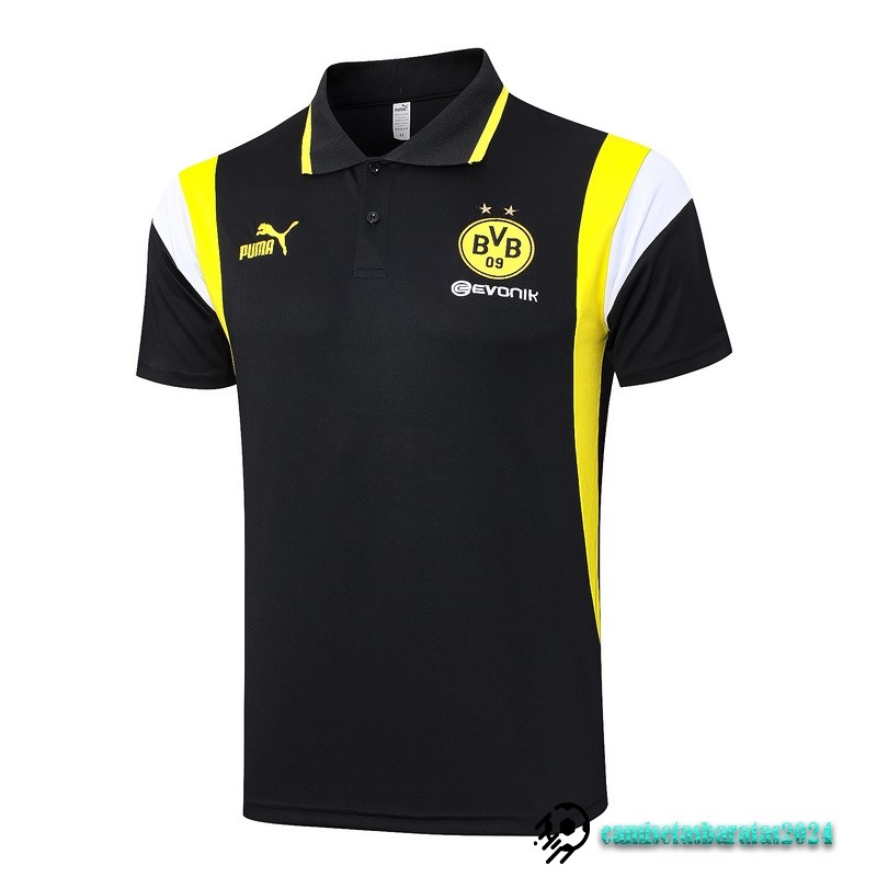 Replicas Polo Borussia Dortmund 2023 2024 Negro Amarillo