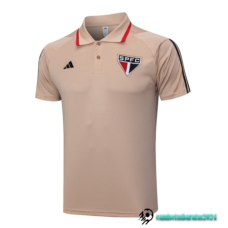 Replicas Polo São Paulo 2023 2024 Amarillo Naranja