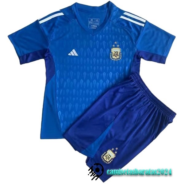 Replicas Portero Conjunto De Hombre Argentina 2023 Azul