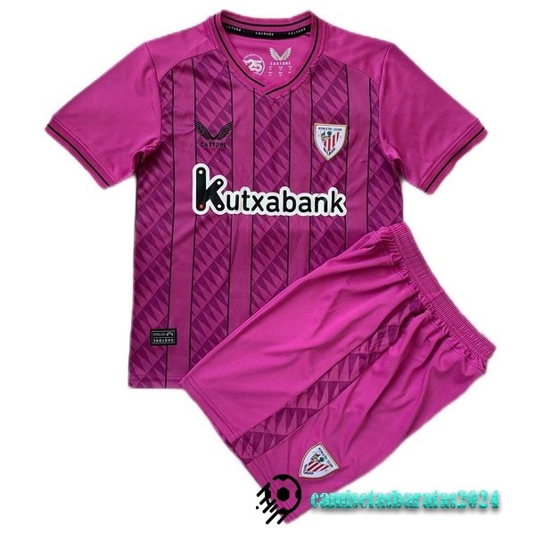 Replicas Portero Conjunto De Hombre Athletic Bilbao 2023 2024 Purpura