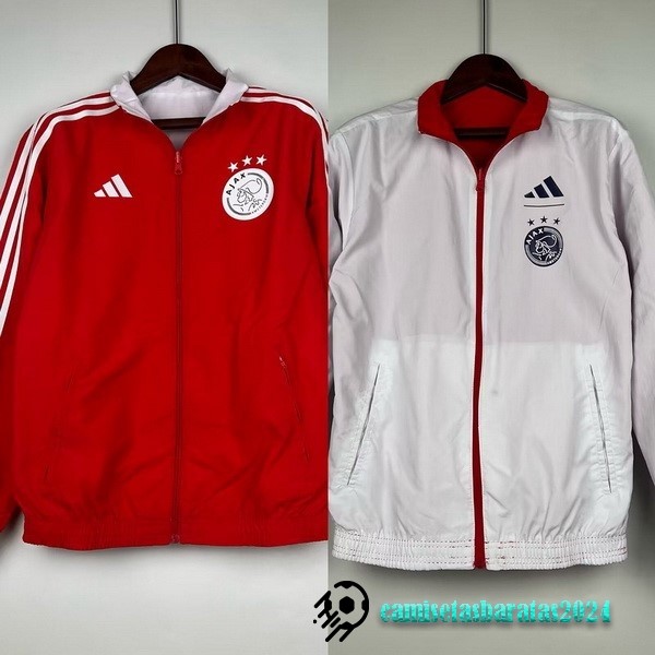 Replicas Rompevientos Arsenal 2023 2024 Rojo Blanco